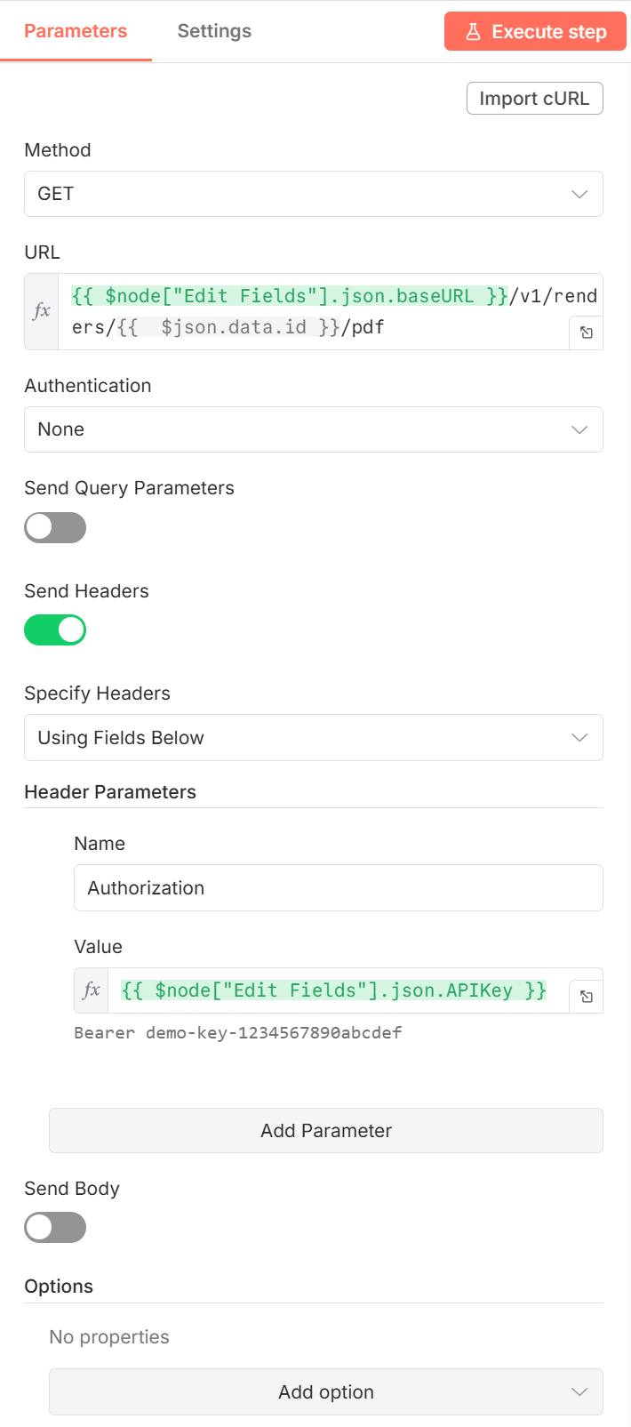 Download PDF HTTP Request
