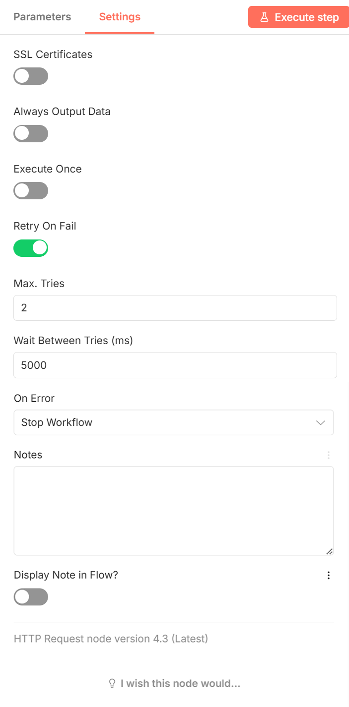 Download PDF HTTP Request Settings